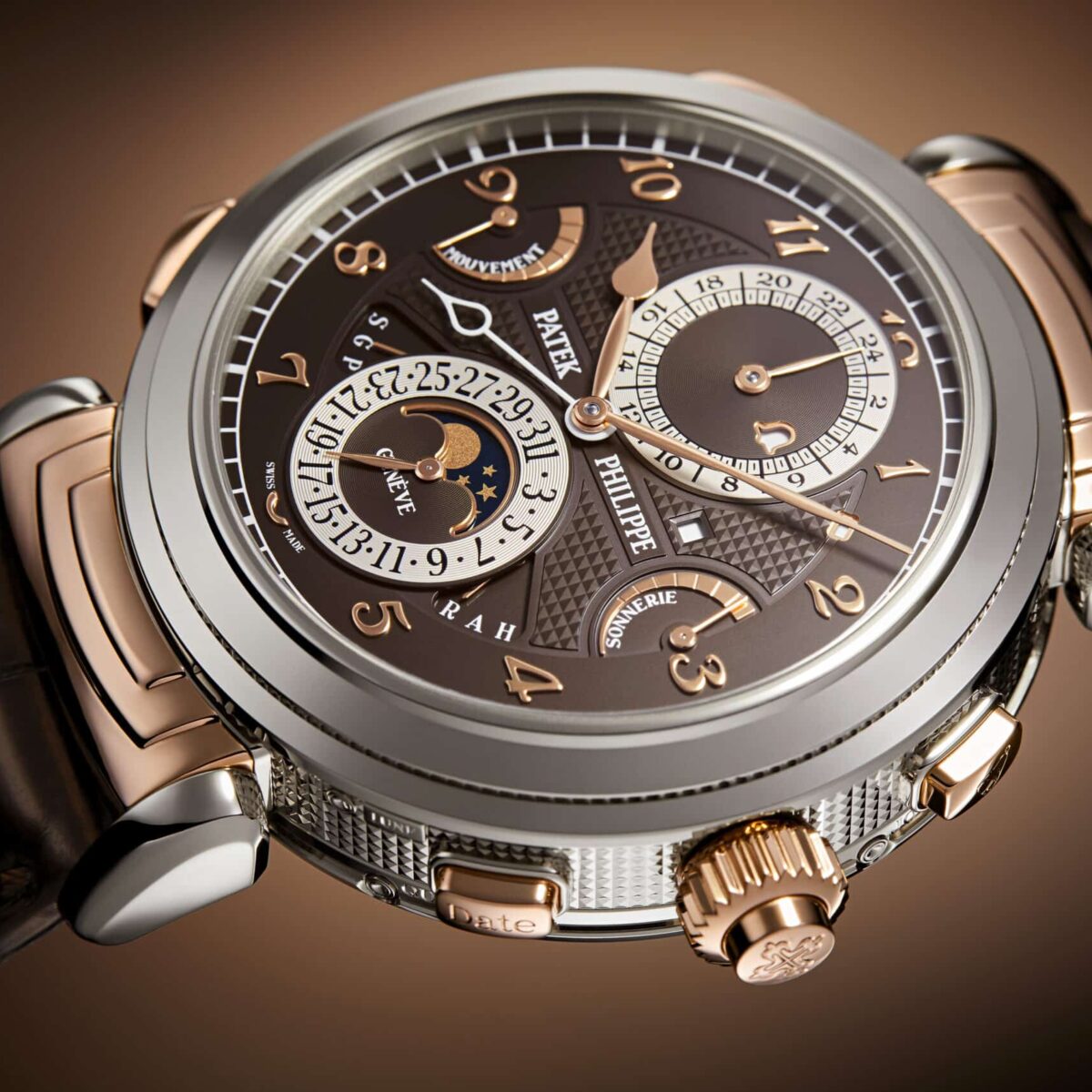 Patek Philippe First With Grandmaster Chime In White And Rose Gold 