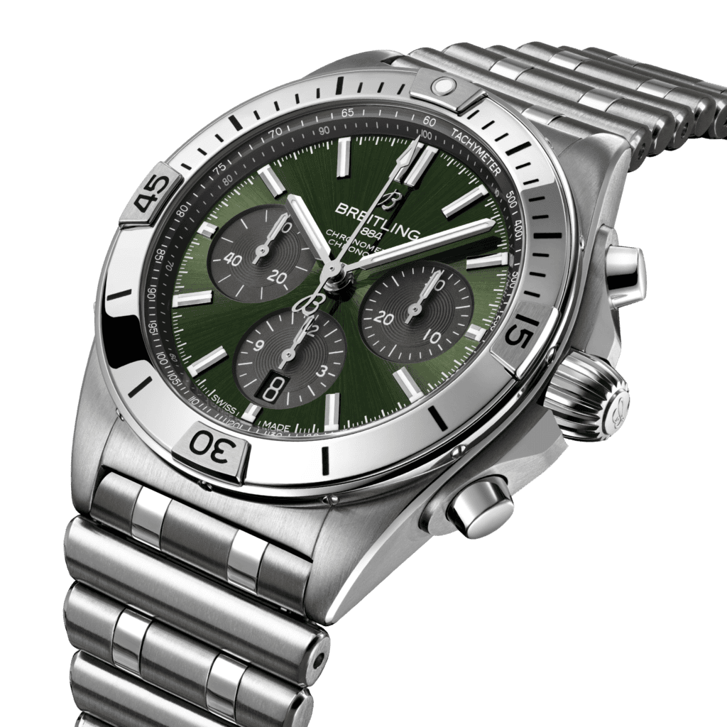 Breitling Limited Edition Chronomat B01 Titanium 42 Marks Watches Of Switzerland Centenary