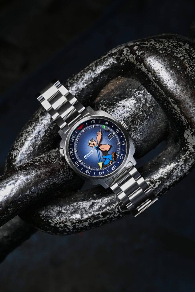 Bamford London And King Features Present Limited-Edition Popeye Steel GMT Watch