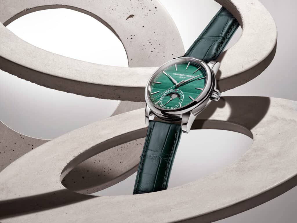 Frederique Constant Classic Moonphase Date Now With Malachite Dial