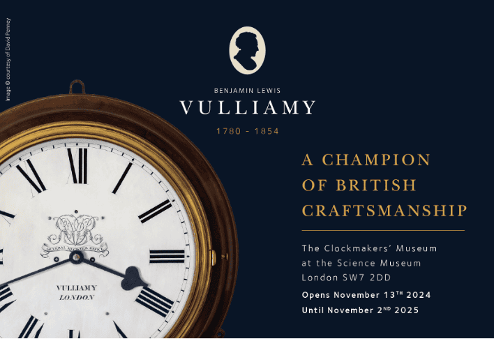 The Clockmakers’ Museum Honours Benjamin Lewis Vulliamy As A Champion of British Craftsmanship