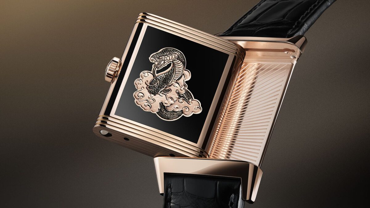 Jaeger-LeCoultre Present Reverso Tribute Enamel 'Snake' For