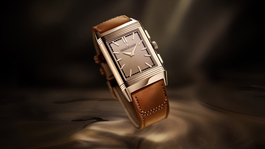 Jaeger-LeCoultre Reinterprets Reverso Tribute Chronograph In Pink Gold