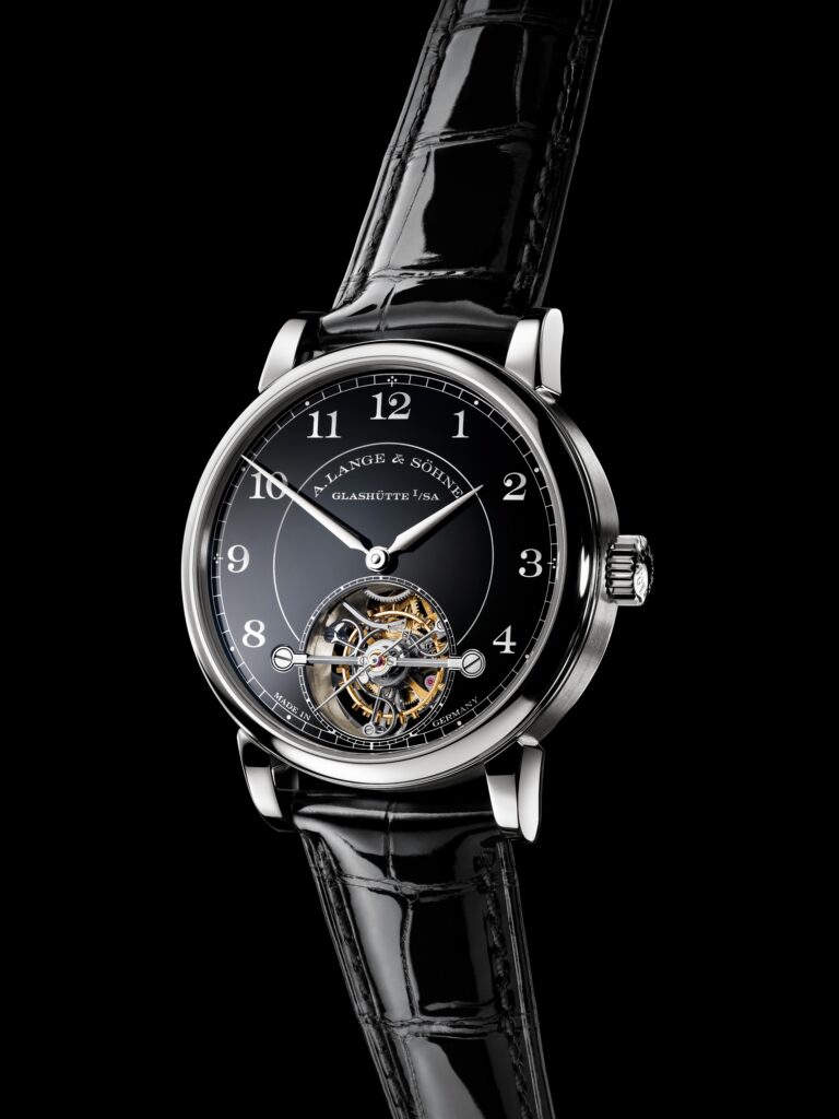 A. Lange & Söhne 1815 TOURBILLON Now With Jet-Black Grand-Feu Enamel Dial 