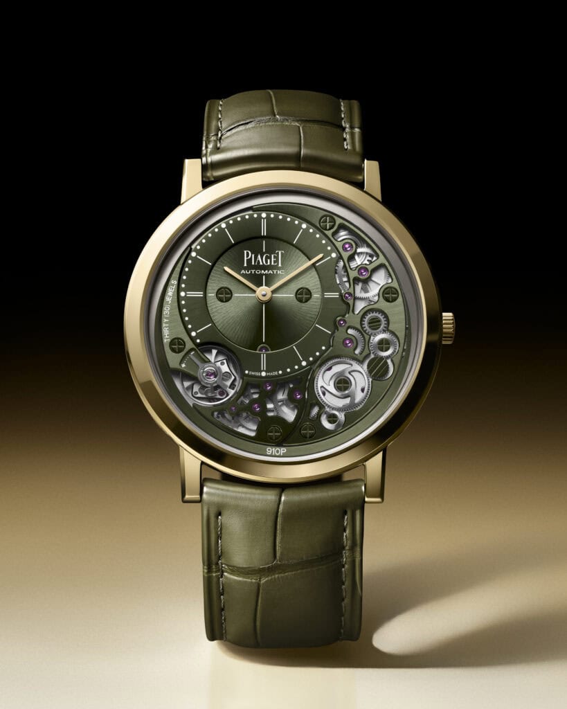 Piaget Unveil Two Altiplano Models In Khaki Green And Gold