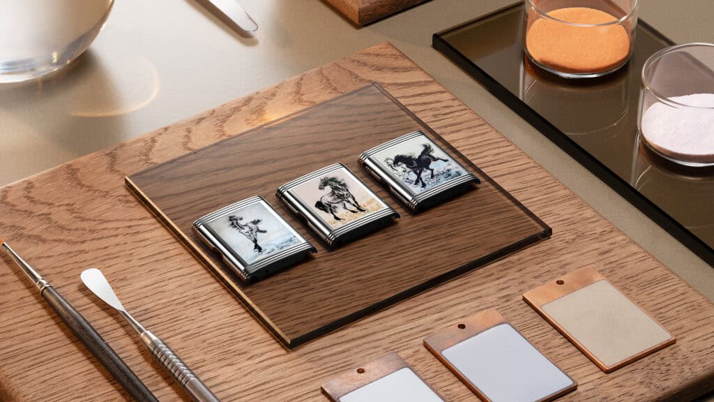Jaeger-LeCoultre Release Three Reverso Tribute Enamels Inspired By Xu Beihon