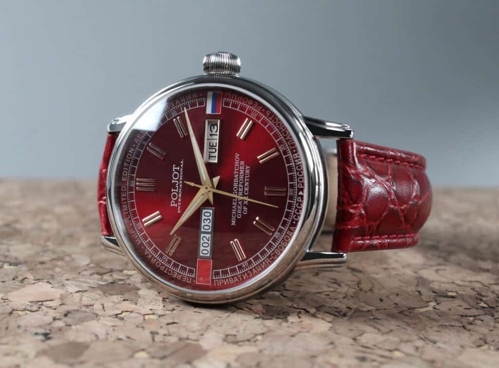 Poljot-International Gorbachev Limited Edition Now With Dynamic Red Dial
