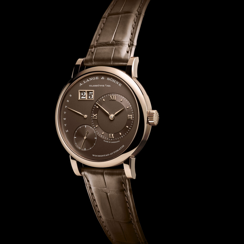 A. Lange & Söhne Lange 1 Daymatic Shines Bright In Honeygold