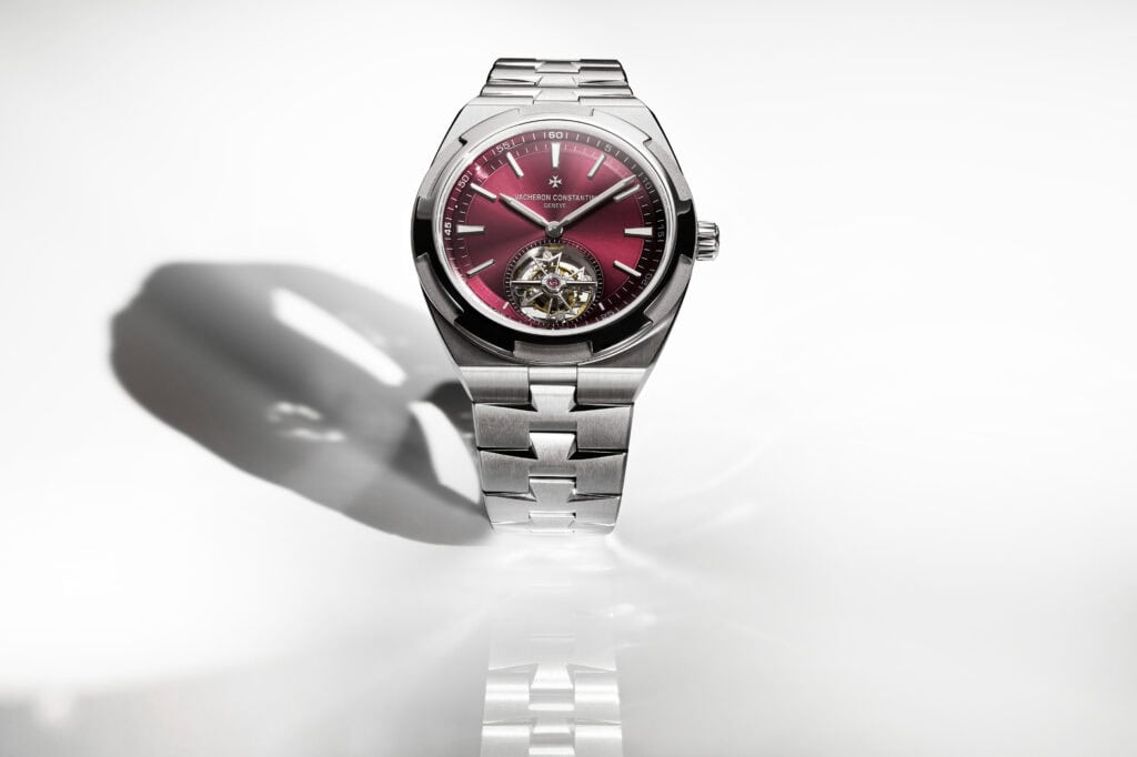 Vacheron Constantin Combine Titanium With A Deep Red Dial