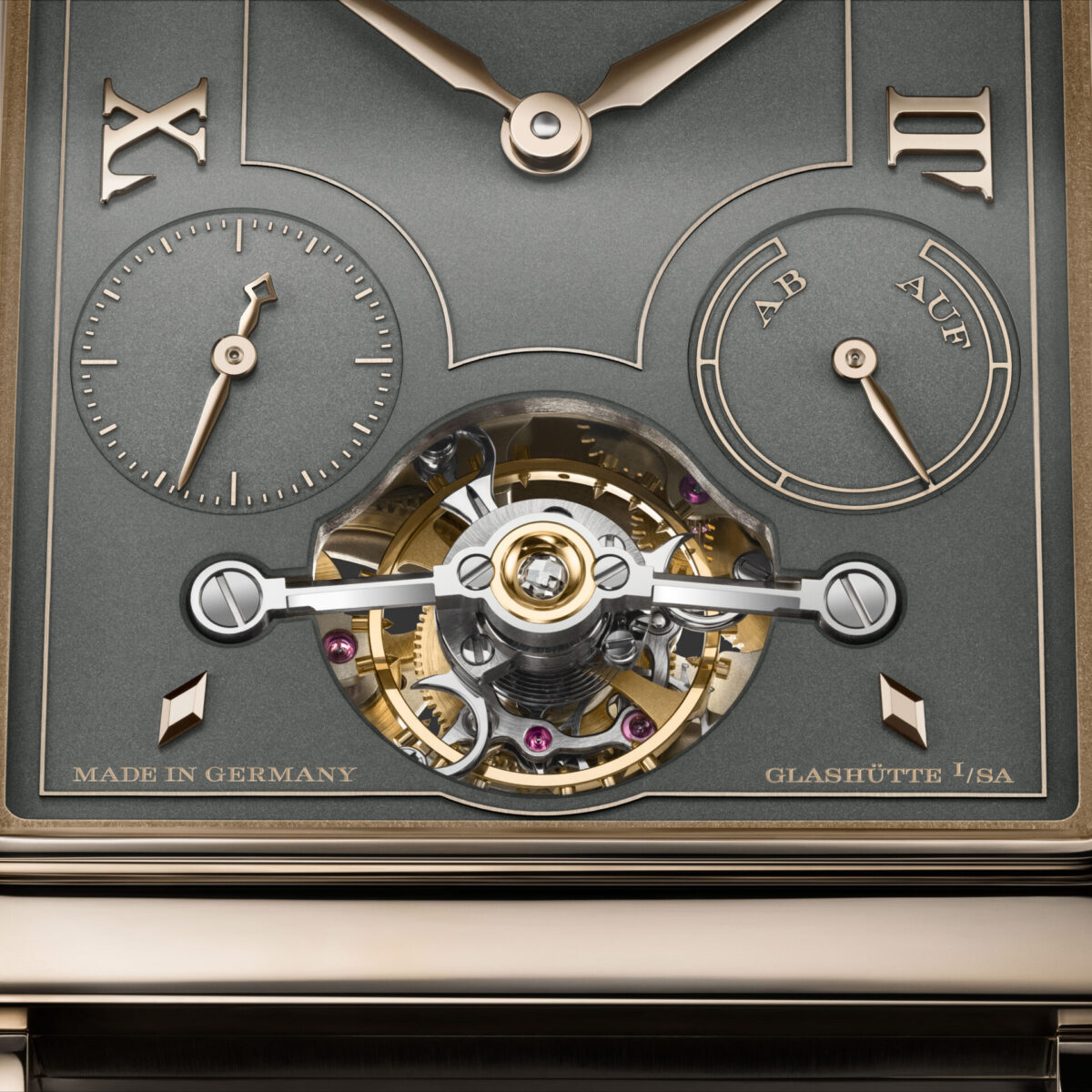 A. Lange & Söhne Reimagines The Cabaret Tourbillon In Honeygold