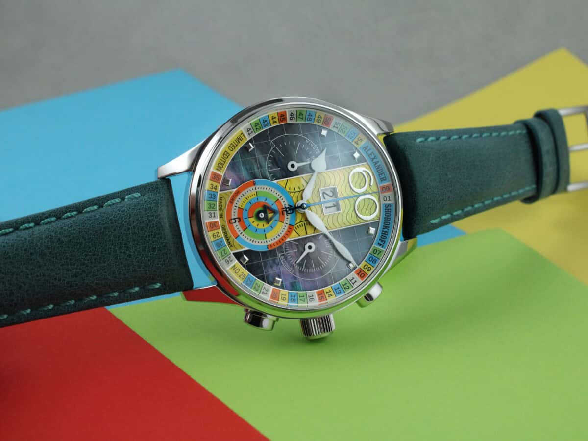 Alexander Shorokhoff BIG DATE MOP Is A Bold Statement In Colour